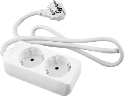 Produktbild von Onlex Basiskabel 2 Steckdosen 1.5 M Durchsichtig One Size / EU Plug 220V Durchsichtig One Size