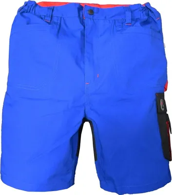 Produktbild von TERRAX WORKWEAR Herren Shorts, Royal, Rot, Farbe:Royal/Rot, Größe:46