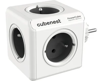 Image de Adaptateur PowerCube Original 5 prises gris