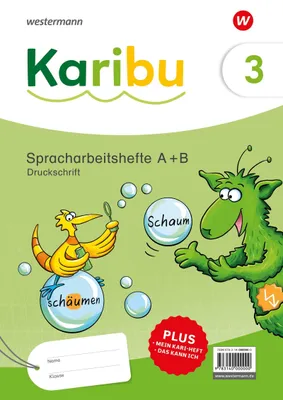 Produktbild von Karibu. Spracharbeitshefte 3 Druckschrift mit Diagnoseheft
