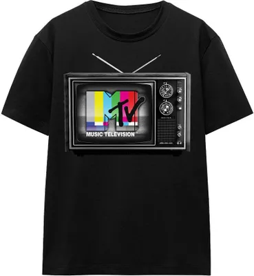 Image de MTV - T-shirt homme/femme unie TV15821 (XL) (Noir)