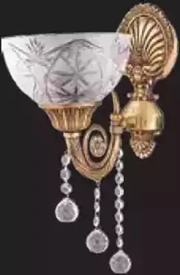Immagine prodotto di Lampada da parete applique oro lampada da parete lampadario lampade da parete vetro grigio