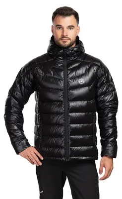 Image de Veste en duvet pour homme Aegismax Down Jacket Hoodie, noire, taille L