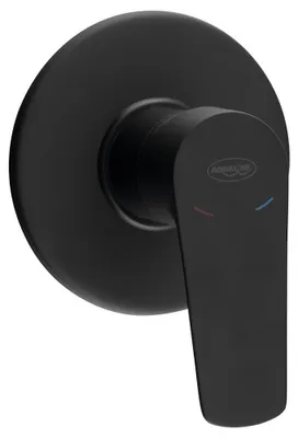 Immagine prodotto di Aqualine Lotta - Miscelatore da incasso, 1 uscita, con corpo, nero opaco LT741B
