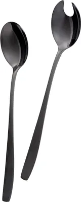 Produktbild von GRÄWE Salatbesteck 2-tlg, Edelstahl, schwarz