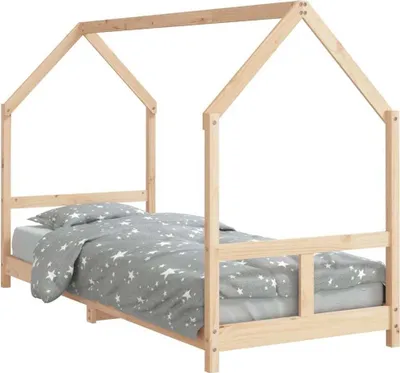 Zdjęcie produktu dla vidaXL Łóżko dziecięce 80x200 cm z litego drewna sosnowego