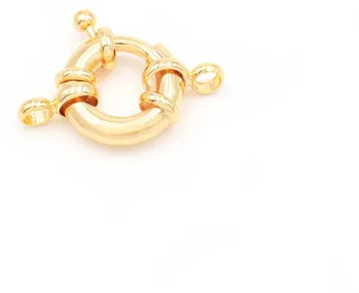 Produktbild von Vintageparts Federring mit 18K Goldbeschichtung 16 mm 1 Stück