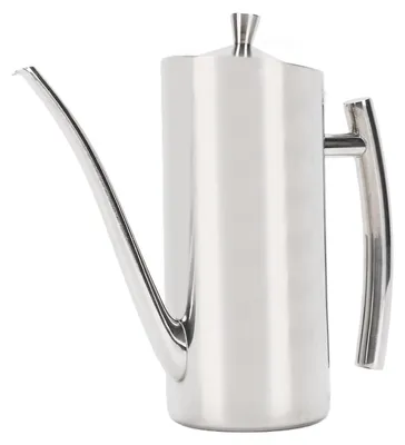 Image de Carafe en acier inoxydable (type 304) pour huile d'olive, anti-fuite, avec un bec verseur long et étroit pour un dosage précis, capacité de 700 ml