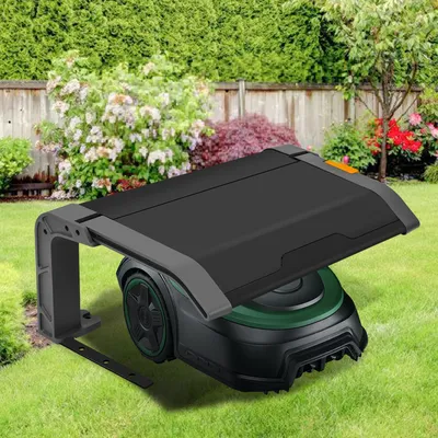 Produktbild von Rasenmäher Garage Klappbar Rasen Roboter Rasenroboter Mähroboter Dach Mährobotergarage