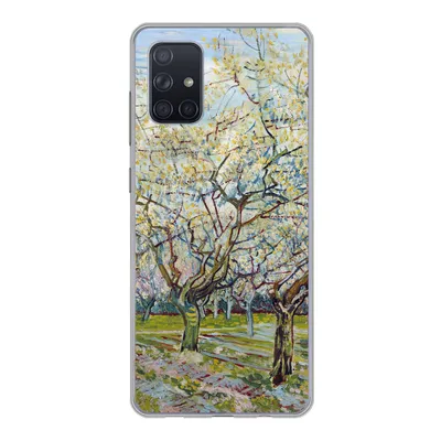 Produktbild von MuchoWow® Handyhülle Schutzhülle Hülle für Samsung Galaxy A51 Blühender Obstgarten - Vincent van Gogh Silikon Softcase Handy Hülle - Schutzabdeckung