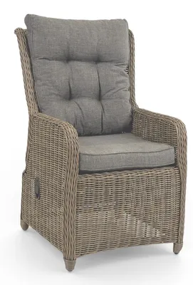 Produktbild von Verstellbarer Gartenstuhl Dublin | Sweet Brown | Rattan | 2er Set