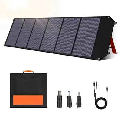 Obrázok produktu pre Skladacie solárne panely - 200W, prenosné solárne panely - monokryštalické - s povrchovou úpravou ETFE - vhodné pre lode a karavany