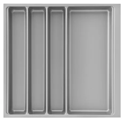 Produktbild von Agoform Besteckeinsatz Scoop II Set 474x466x59mm, mit Trenner Kunststoff silber