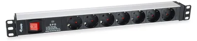 Produktbild von Equip 333309, 1,8 m, Drinnen, Typ F, Type F (CEE 7/4), 1,5 mm², Aluminium
