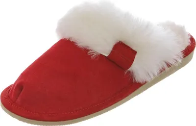 Produktbild von Lammfell Hausschuhe - MALIBU ROT - Schuhgröße: EUR 40