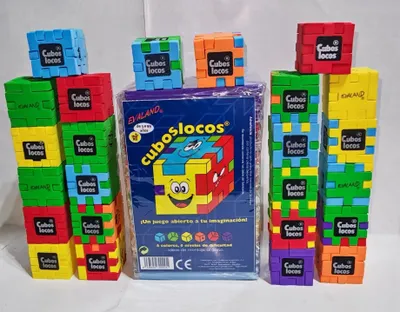 Productafbeelding van Gekke Dobbelstenen, 24 Stuks - Educatieve en Creatieve Puzzel met 6 Moeilijkheidsniveaus