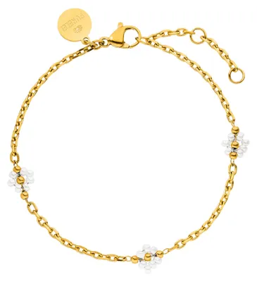 Produktbild von Purelei Damen Armband Linen Blossom PUR-Bracelet-LinenBlossom Gold Onesize