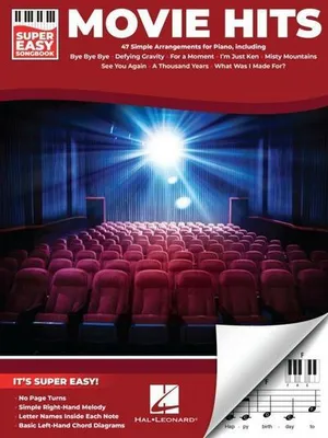Produktbild von Movie Hits - Super Easy Songbook: 47 Film Favorites Arranged Simply for Piano