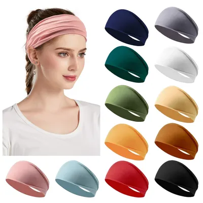 Produktbild von Stirnbänder für Damen-Sport Stirnband Elastisch Haarbänder