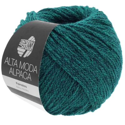 Produktbild von Lana Grossa - Alta Moda Alpaca 0008 petrol meliert