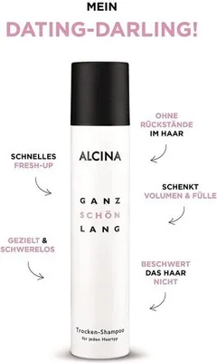 Produktbild von Alcina Ganz Schön Lang Trocken-Shampoo 200 ml