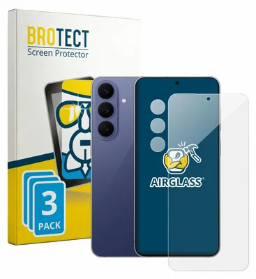 Produktbild von 3x BROTECT Schutzglas für Samsung Galaxy S26 FE (Display+Kamera) Schutzfolie Panzer Folie Glas Display Schutz klar