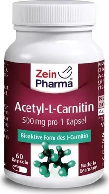 Produktbild von ZeinPharma Acetyl-L-Carnitin 60 Kapseln