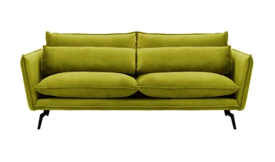 Produktbild von SLF24 - Dreisitzer-Sofa Layla - olivgrün - Velluto 9