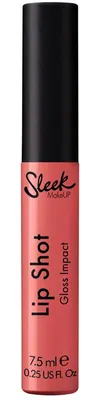 Zdjęcie produktu dla Sleek MakeUP Lip Shot Lip Gloss, Różowy, Get Free, Rozjarzony, Kobiety, Butelka, Usta