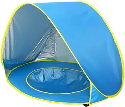 Zdjęcie produktu dla Namiot Plażowy Samorozkładający Dziecięcy Z Basenem 70X80X120Cm Niebieski