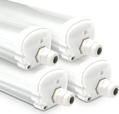 Produktbild von hoftronic LED Feuchtraumleuchte 150cm 48W 5760lm IP65 4000K Weiß 4er Set