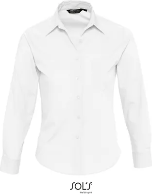 Image de SOL'S Blouse en popeline Executive manches longues