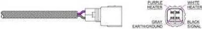 Produktbild von DELPHI Lambdasonde für TOYOTA AVENSIS Kombi (T25) Planarsonde Beheizt 350mm ES20118-11B1