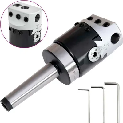Produktbild von 50 mm Bohrkopf mit MT2 Bohrschaft zum Drehfräsen