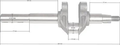 Obrázok produktu pre Kľukový hriadeľ LC1P65FE-2 T327006871-4610000