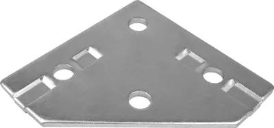 Produktbild von KLAK 45 - Knotenblech Nut 10 für 45-er Aluprofil ohne Verschraubung - 1 Stück