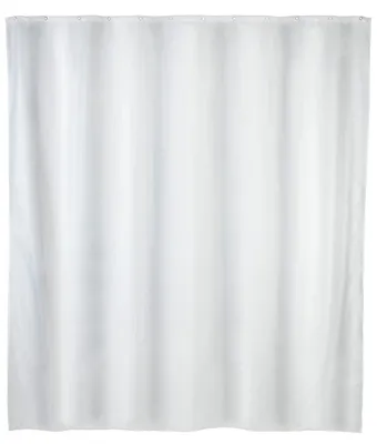Produktbild von Duschvorhang 180x200 cm, einfarbig weiß