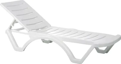 Produktbild von CLP 10er Set Sonnenliege Aqua weiß