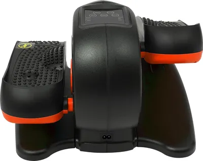 Image de Vélo elliptique électrique pour les jambes - Appareil de rééducation à domicile - 5 vitesses - Écran LCD - Télécommande - Adapté aux personnes âgées - Pour le bureau et la maison