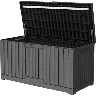 Produktbild von dobar Auflagenbox Kissenbox mit 375L Stauraum, robuste Gartenbox, 123 x 58,5 x 62 cm