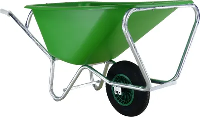 Produktbild von Fort Großmuldenkarre 165L grün 1Rad HDPE Mulde