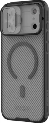 Produktbild von Handyhlle fr iPhone 17 Pro Max, Nillkin CamShield Pro Magnetic mit MagSafe, Durchscheinend-Schwarz