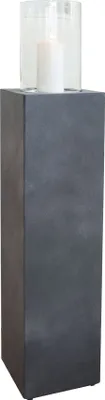 Produktbild von VIVANNO Windlicht Fiberzement LUMIRA Rechteckig, Grau Fiberzement - 20x20x97 cm