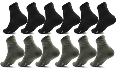 Produktbild von 12 Paar Herren Sport Sneaker Socken Quarter Socks Kurzsocken Halbsocken Mix5/40-43
