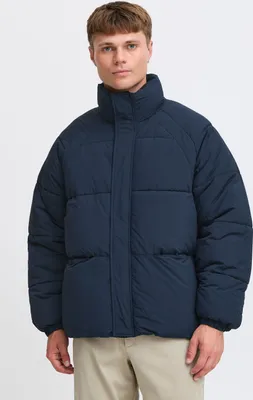 Produktbild von !Solid SDMilo Herren Steppjacke Winterjacke Jacke mit Reißverschluss Druckknöpfe Stehkragen Regular fit