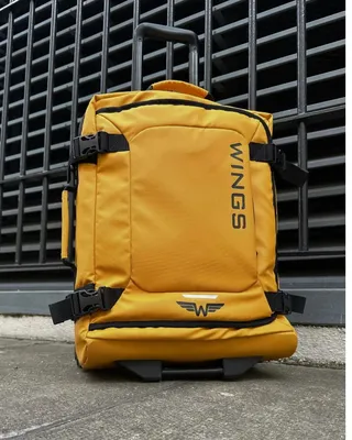 Zdjęcie produktu dla WINGS Walizka miękka Mała kabinowa 20" ROOK yellow