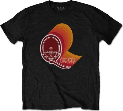 Produktbild von Queen Retro Logo Black L T-Shirt
