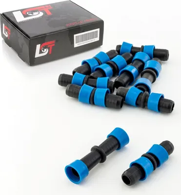 Produktbild von 10x Schlauchverbinder Kupplung PE-Rohr Bewässerungssystem Bewässerung 17x17mm
