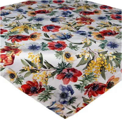 Produktbild von Tischdecke Tischläufer Druck Blütenpracht Frühling 85 x 85 cm