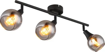 Image de Globo Lighting Projecteur métal noir mat, 3x E14